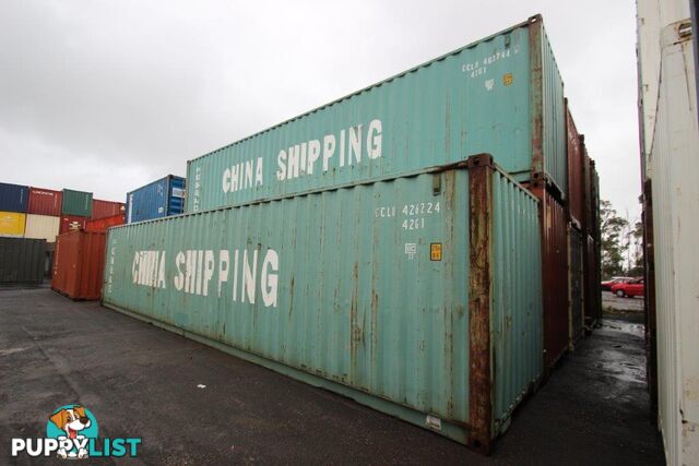 Used 40ft Shipping Containers Healesville - From $3100 + GST