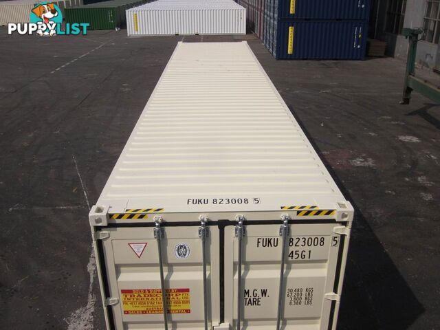 New 40ft High Cube Shipping Containers Rockhampton - From $7900 + GST