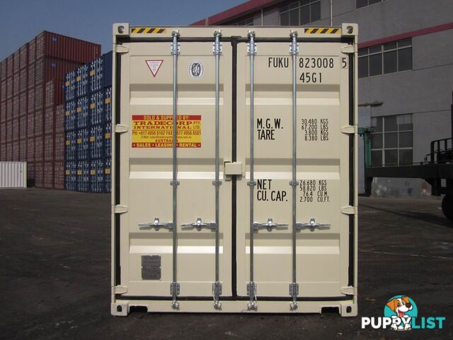 New 40ft High Cube Shipping Containers Eden - From $7150 + GST