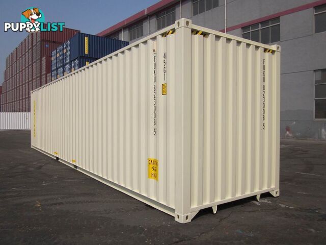 New 40ft High Cube Shipping Containers Eden - From $7150 + GST