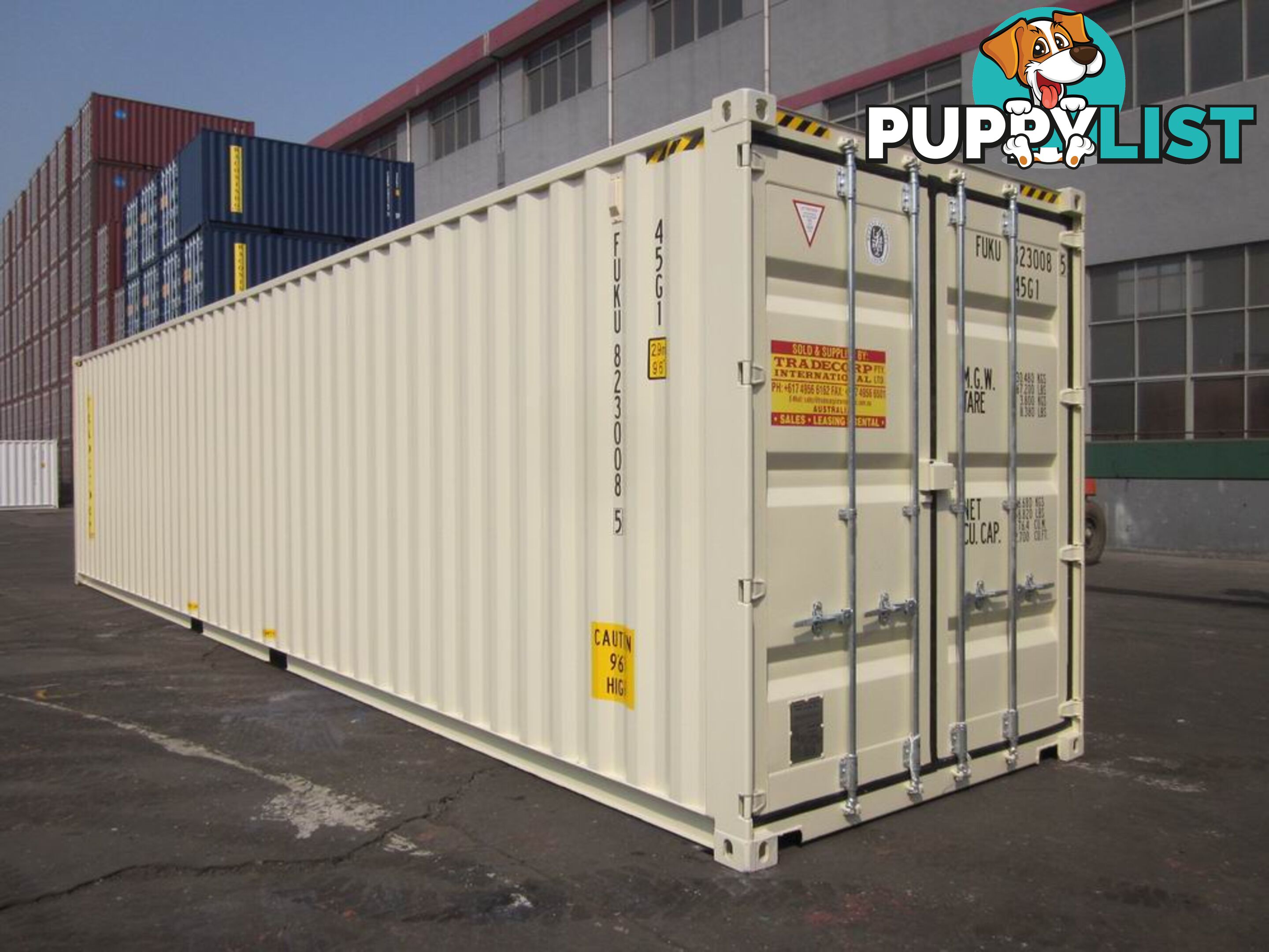 New 40ft High Cube Shipping Containers Maitland - From $7950 + GST