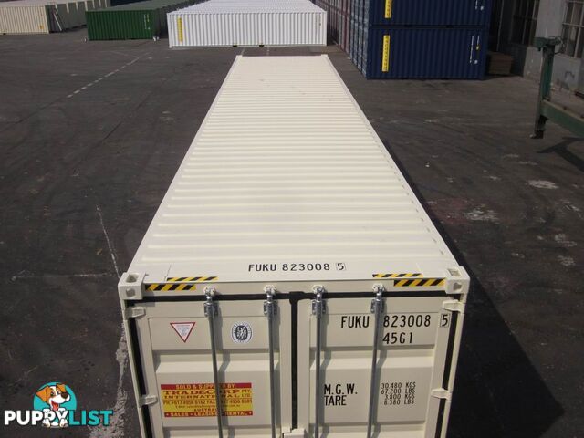 New 40ft High Cube Shipping Containers Maitland - From $7950 + GST