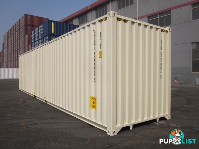 New 40ft High Cube Shipping Containers Tamworth - From $7950 + GST