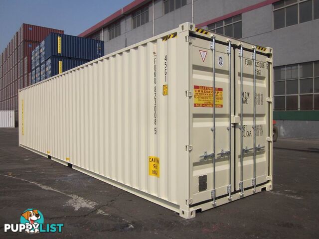 New 40ft High Cube Shipping Containers Beaudesert - From $7900 + GST