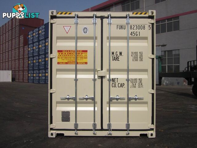 New 40ft High Cube Shipping Containers Beaudesert - From $7900 + GST