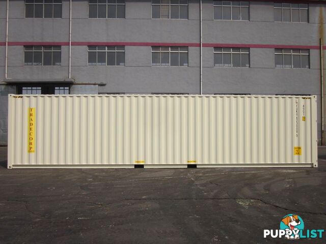 New 40ft High Cube Shipping Containers Nelson Bay - From $7950 + GST