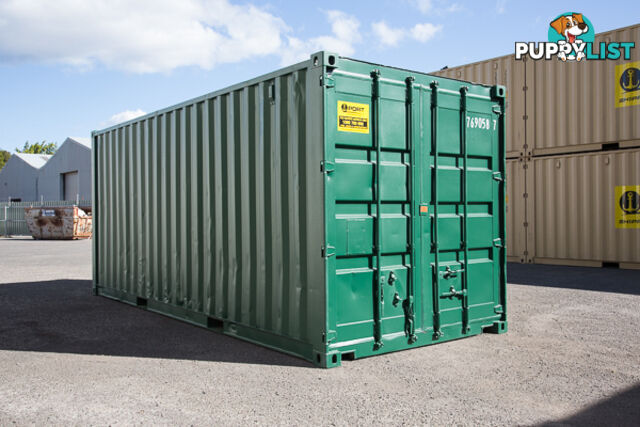 Refurbished Painted 20ft Shipping Containers Grafton - From $3950 + GST