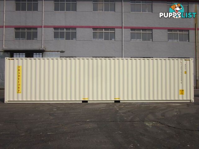 New 40ft High Cube Shipping Containers Sale - From $7100 + GST