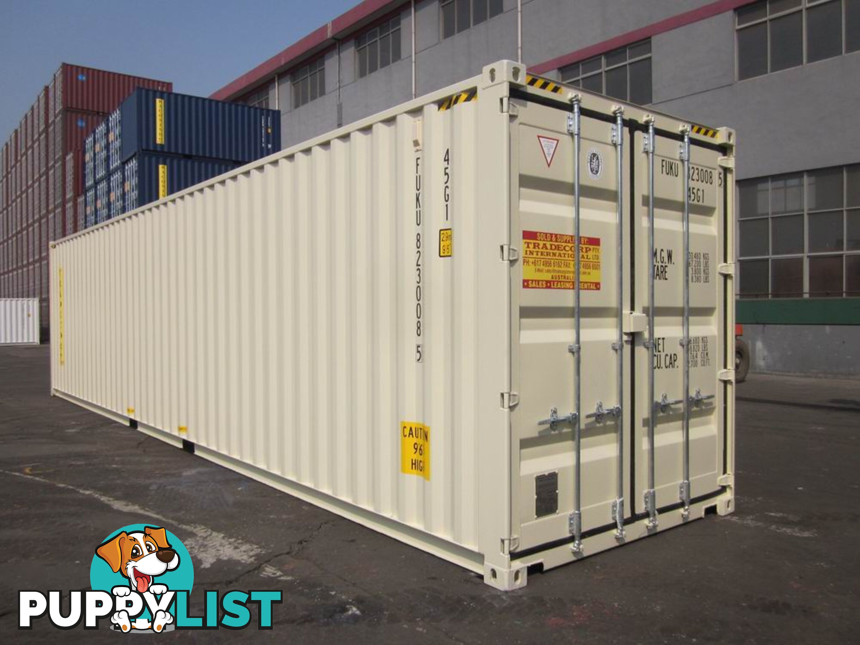 New 40ft High Cube Shipping Containers Brisbane - From $7900 + GST