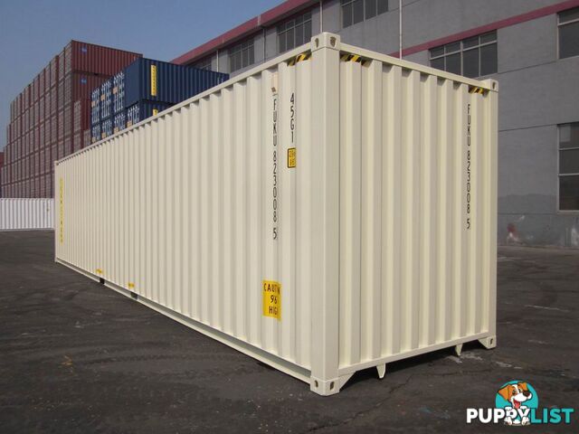 New 40ft High Cube Shipping Containers Brisbane - From $7900 + GST