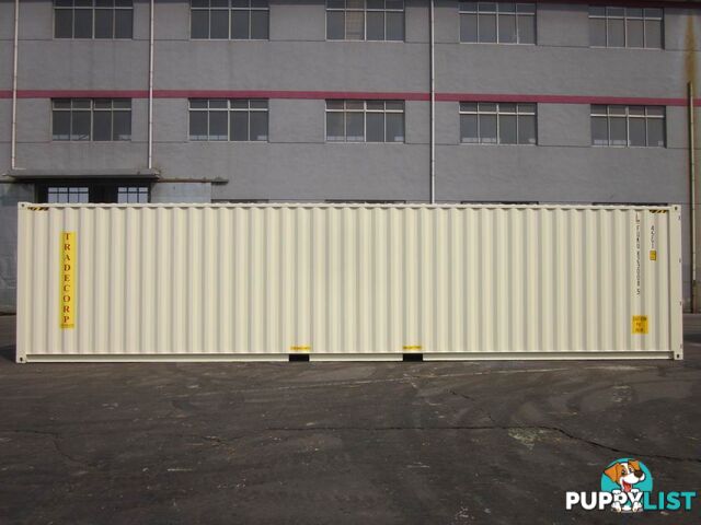 New 40ft High Cube Shipping Containers  - From $7200 + GST