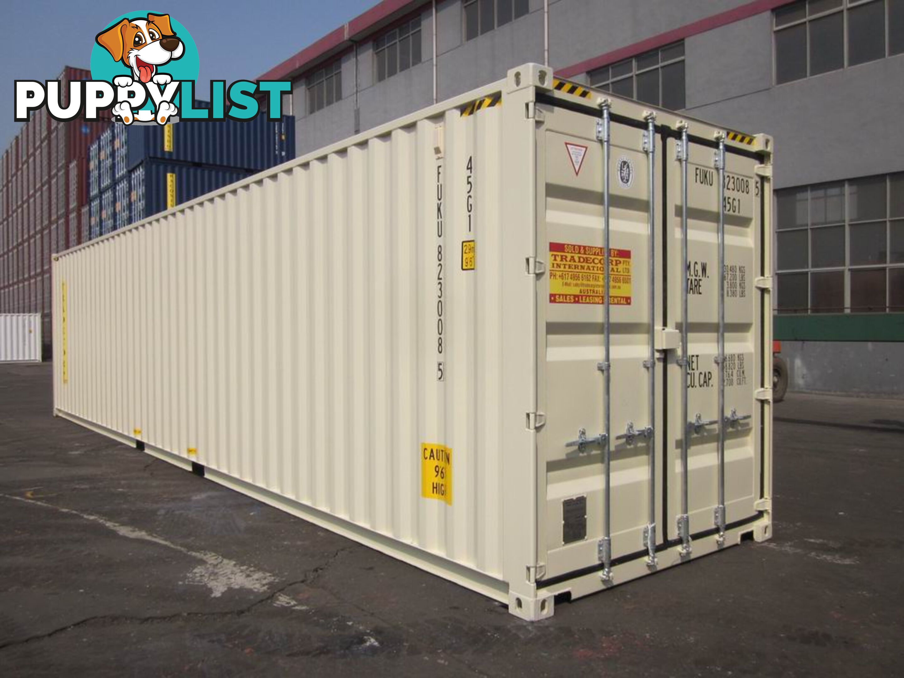 New 40ft High Cube Shipping Containers Yass - From $7150 + GST