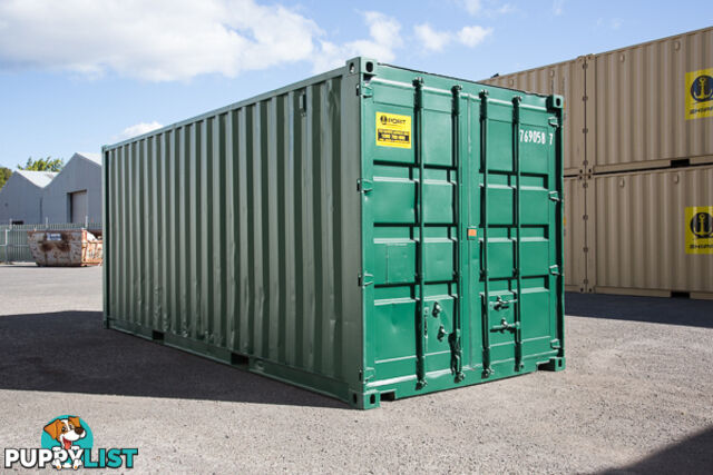 Refurbished Painted 20ft Shipping Containers Parkes - From $3950 + GST