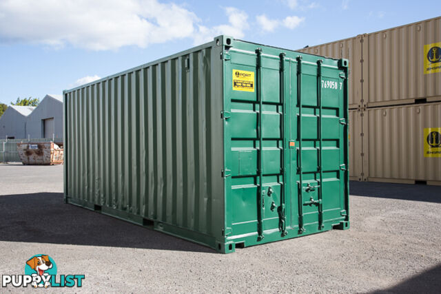 Refurbished Painted 20ft Shipping Containers Maryborough - From $3900 + GST
