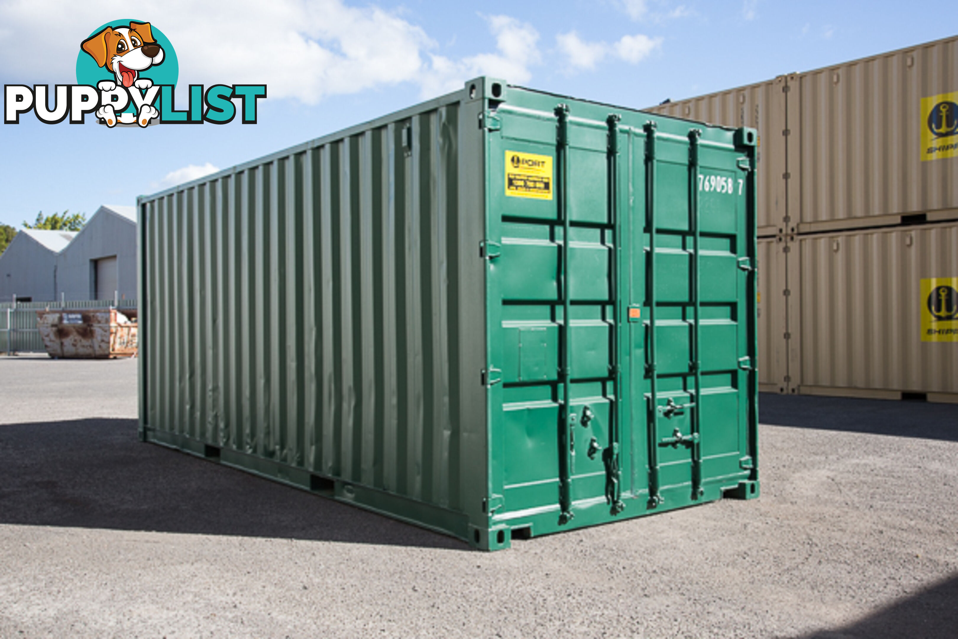 Refurbished Painted 20ft Shipping Containers Heathcote - From $3950 + GST