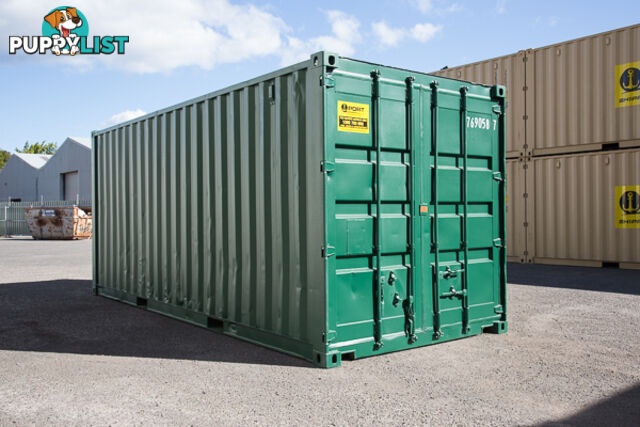Refurbished Painted 20ft Shipping Containers Heathcote - From $3950 + GST