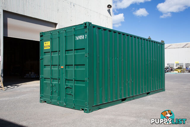 Refurbished Painted 20ft Shipping Containers Heathcote - From $3950 + GST