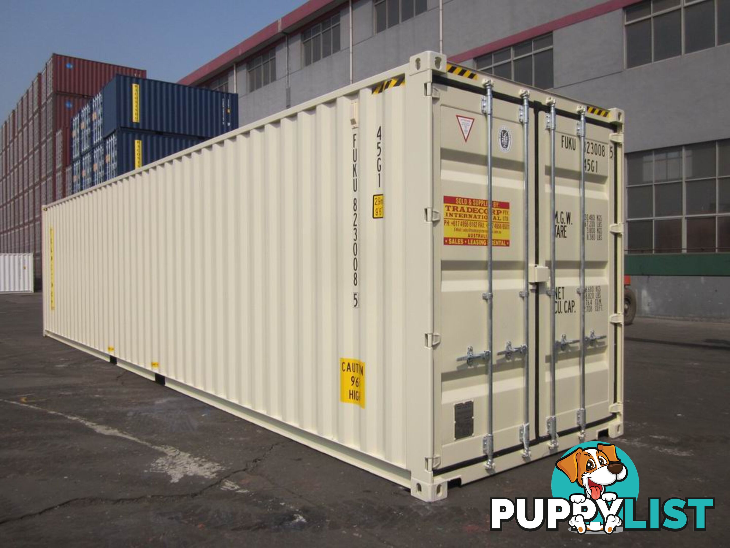 New 40ft High Cube Shipping Containers Gawler - From $7200 + GST