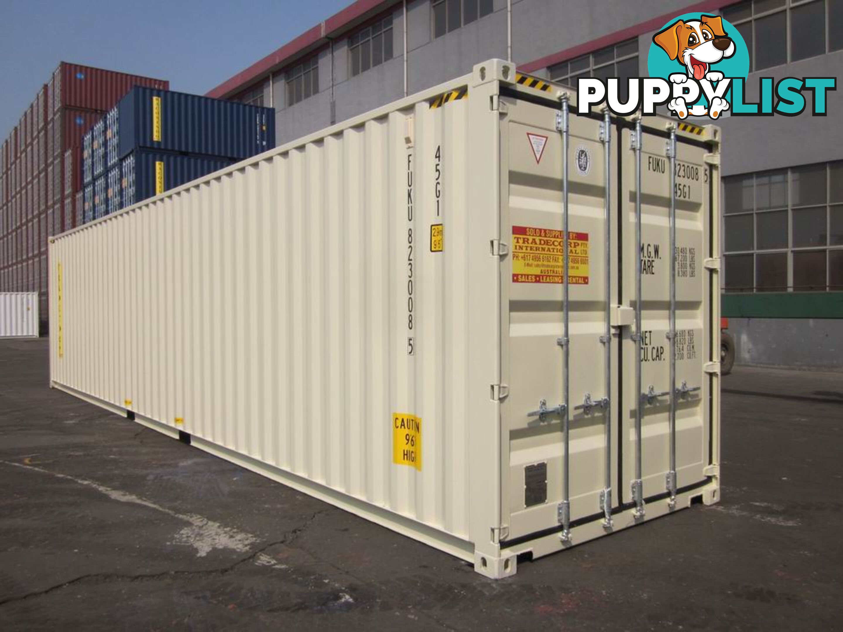 New 40ft High Cube Shipping Containers Uralla - From $7950 + GST