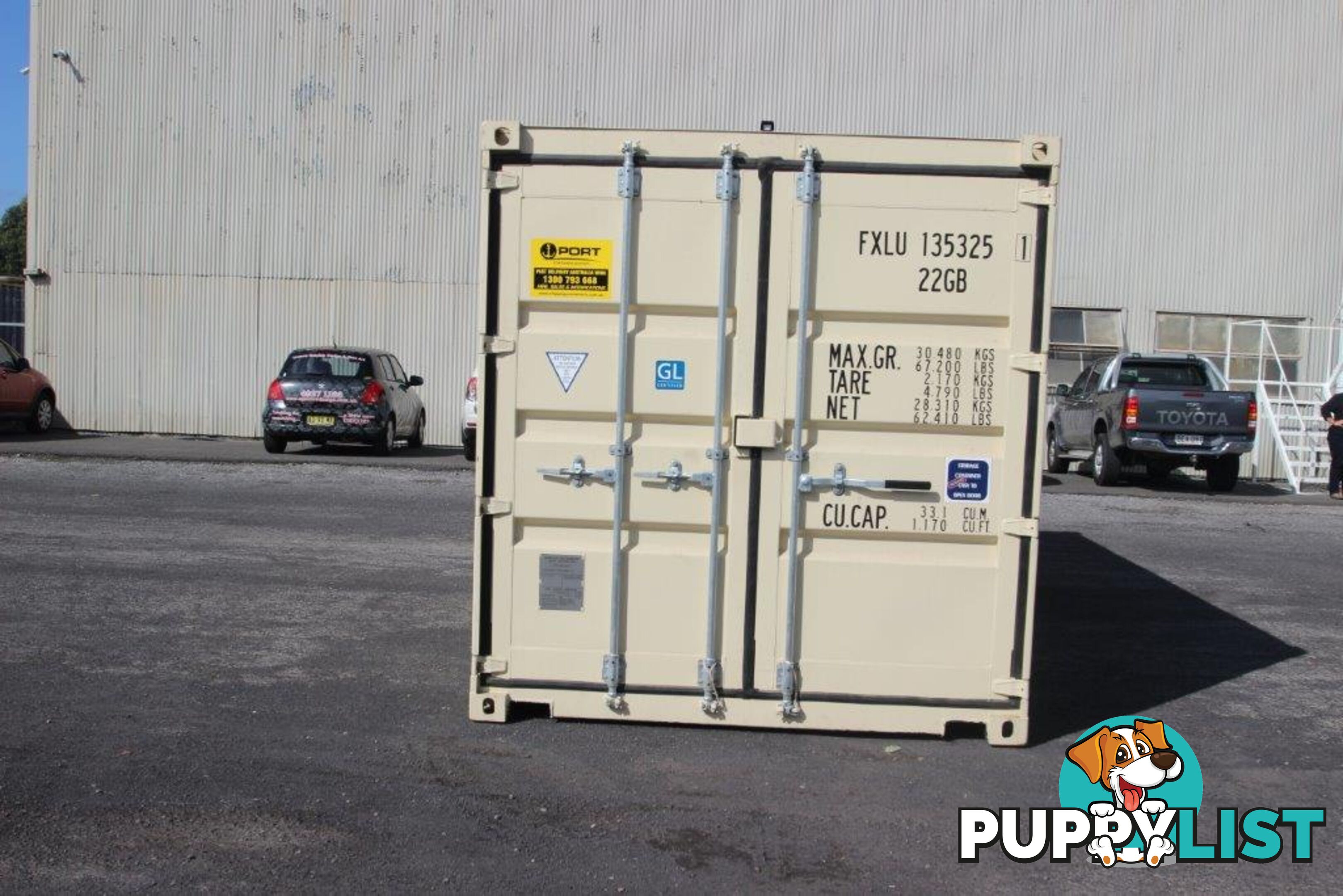 New 20ft Shipping Containers Brisbane - From $6550 + GST