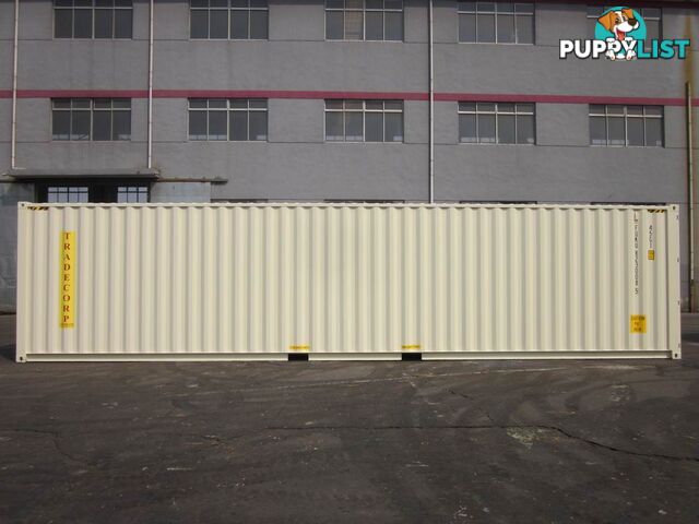 New 40ft High Cube Shipping Containers Clifton - From $7900 + GST