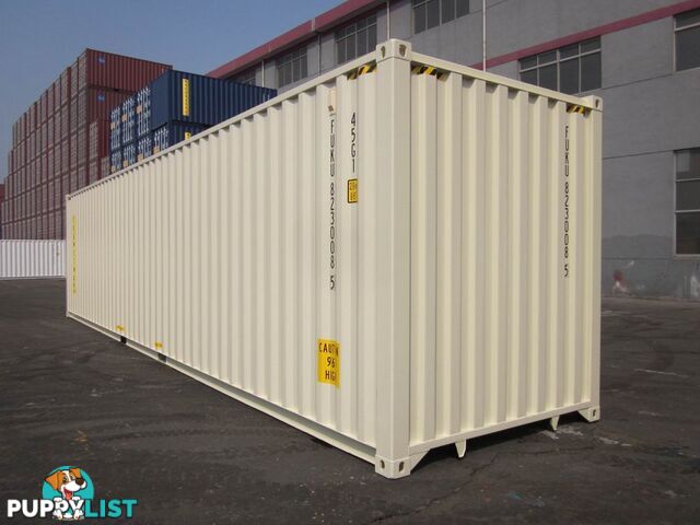 New 40ft High Cube Shipping Containers Kingaroy - From $7900 + GST