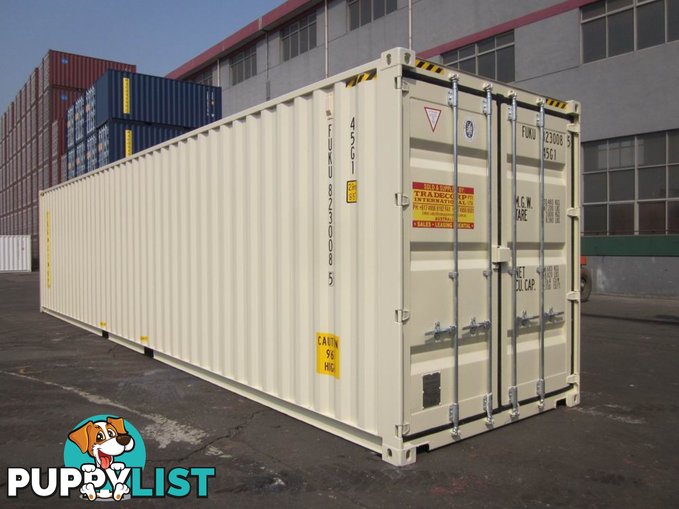 New 40ft High Cube Shipping Containers Canberra - From $8350 + GST