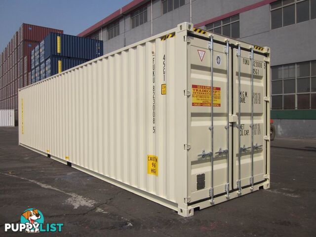 New 40ft High Cube Shipping Containers Picton - From $7150 + GST