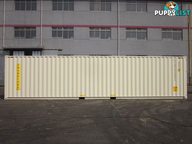 New 40ft High Cube Shipping Containers Richmond - From $7150 + GST