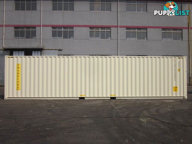 New 40ft High Cube Shipping Containers Boco - From $7150 + GST