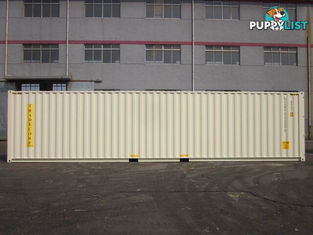 New 40ft High Cube Shipping Containers Wellington - From $7150 + GST