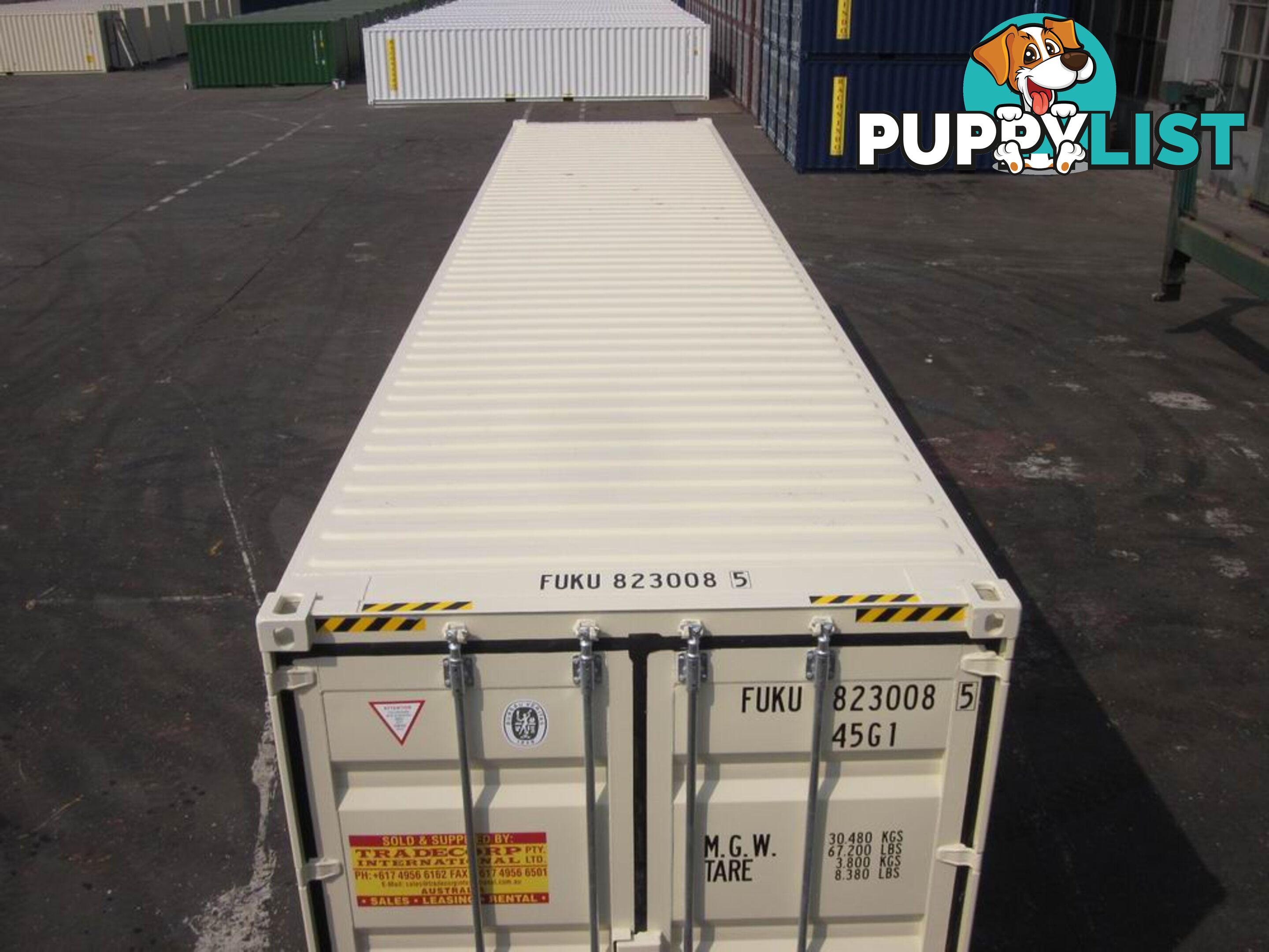 New 40ft High Cube Shipping Containers Williamtown - From $7950 + GST