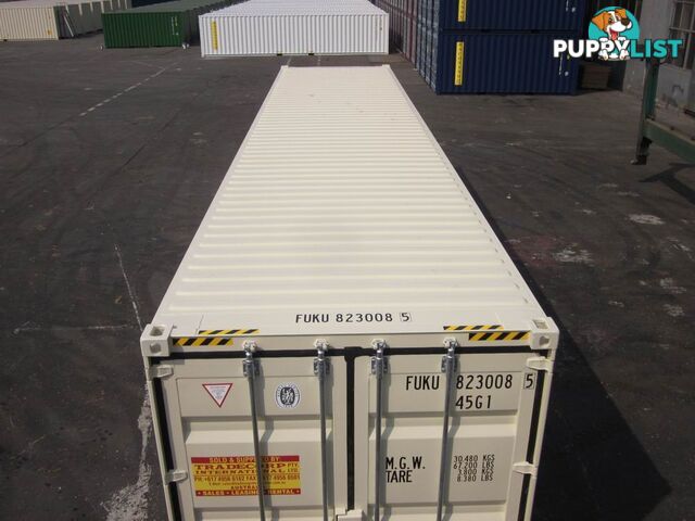 New 40ft High Cube Shipping Containers Williamtown - From $7950 + GST
