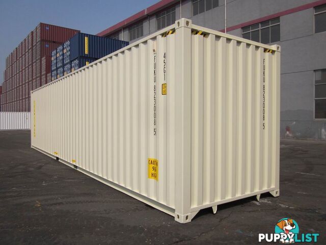 New 40ft High Cube Shipping Containers Williamtown - From $7950 + GST