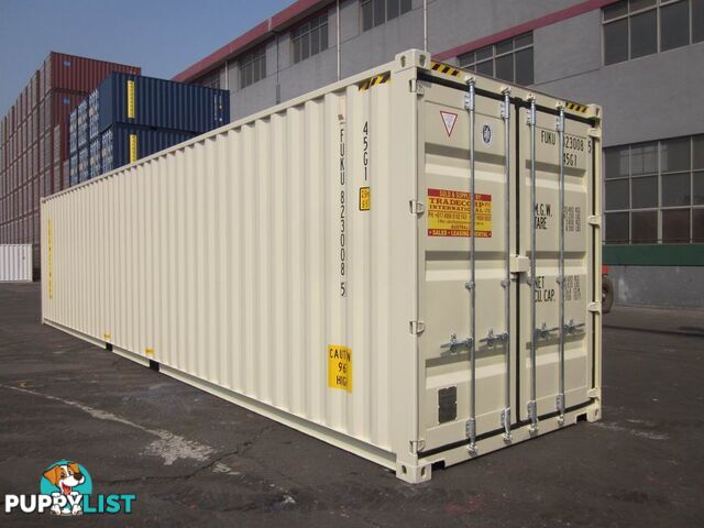 New 40ft High Cube Shipping Containers Williamtown - From $7950 + GST