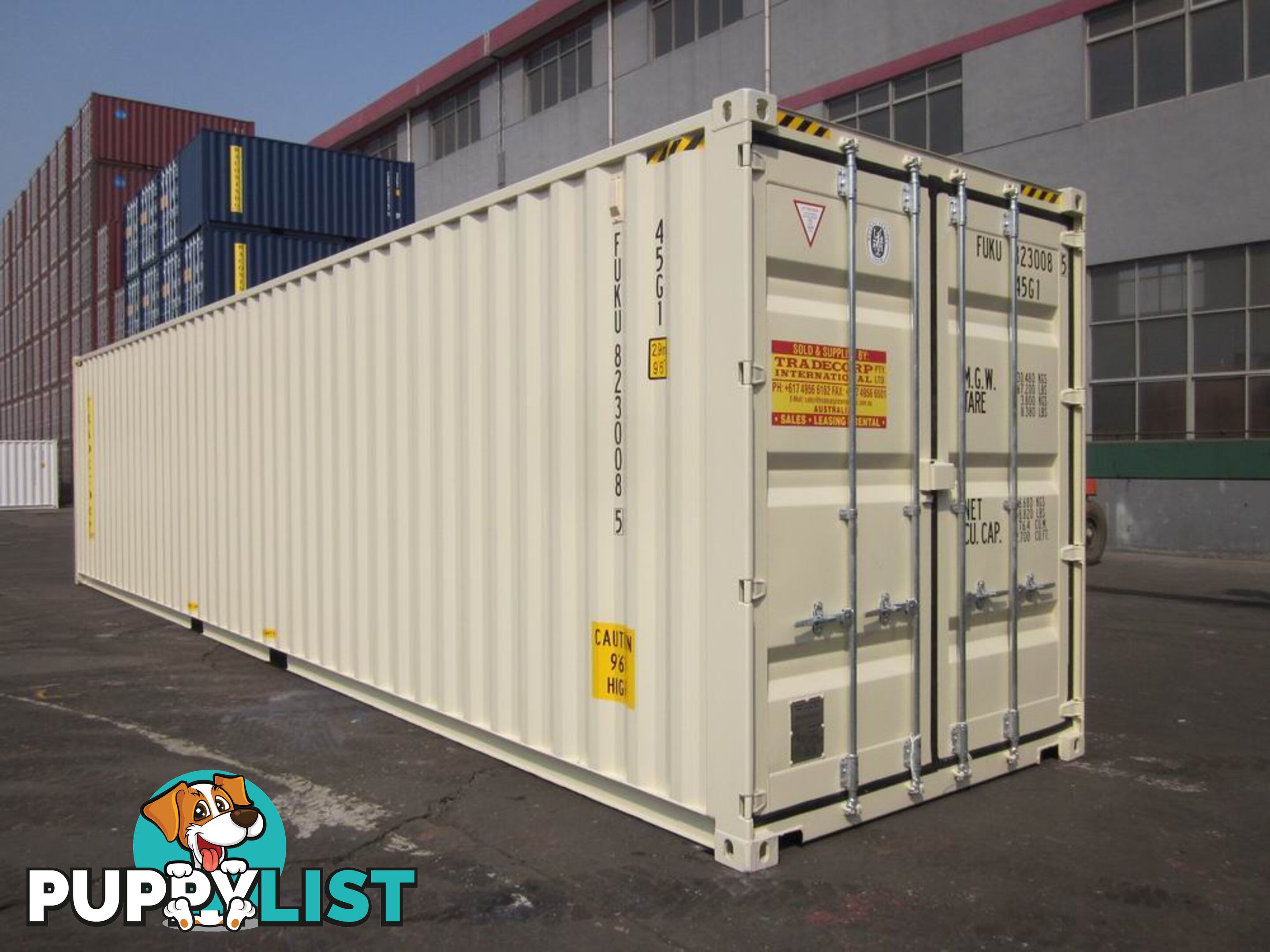 New 40ft High Cube Shipping Containers Werribee - From $7100 + GST