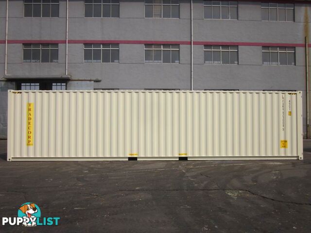 New 40ft High Cube Shipping Containers Gungahlin - From $8350 + GST