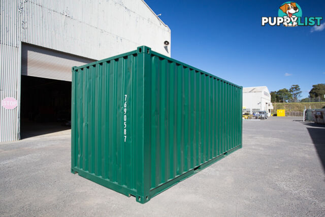 Refurbished Painted 20ft Shipping Containers Port Pirie - From $4500 + GST