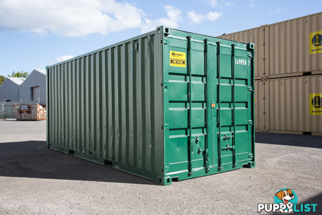 Refurbished Painted 20ft Shipping Containers  - From $4500 + GST