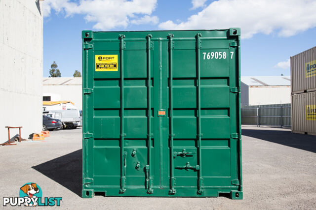 Refurbished Painted 20ft Shipping Containers Orange - From $3950 + GST