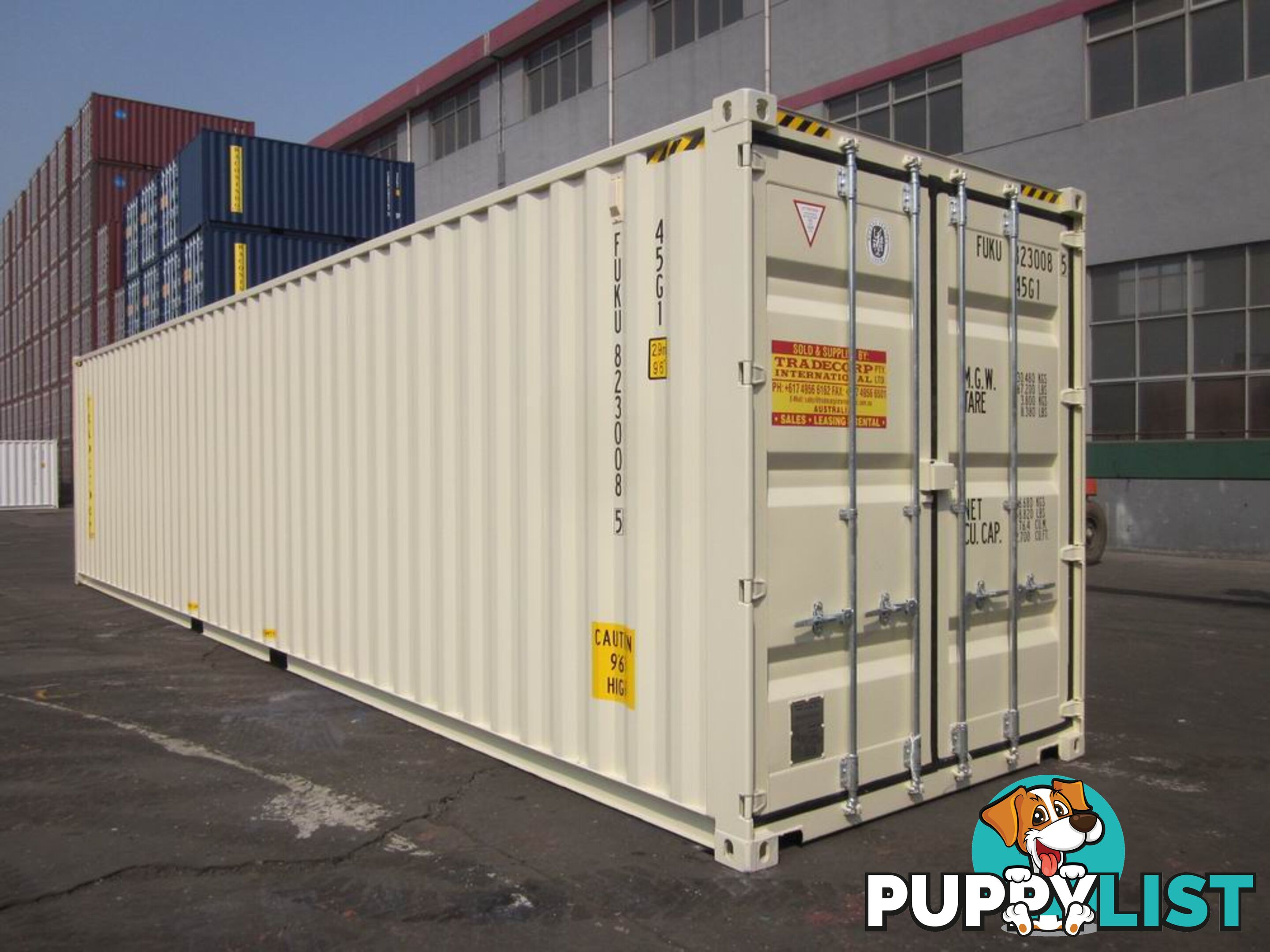New 40ft High Cube Shipping Containers Northam - From $8500 + GST