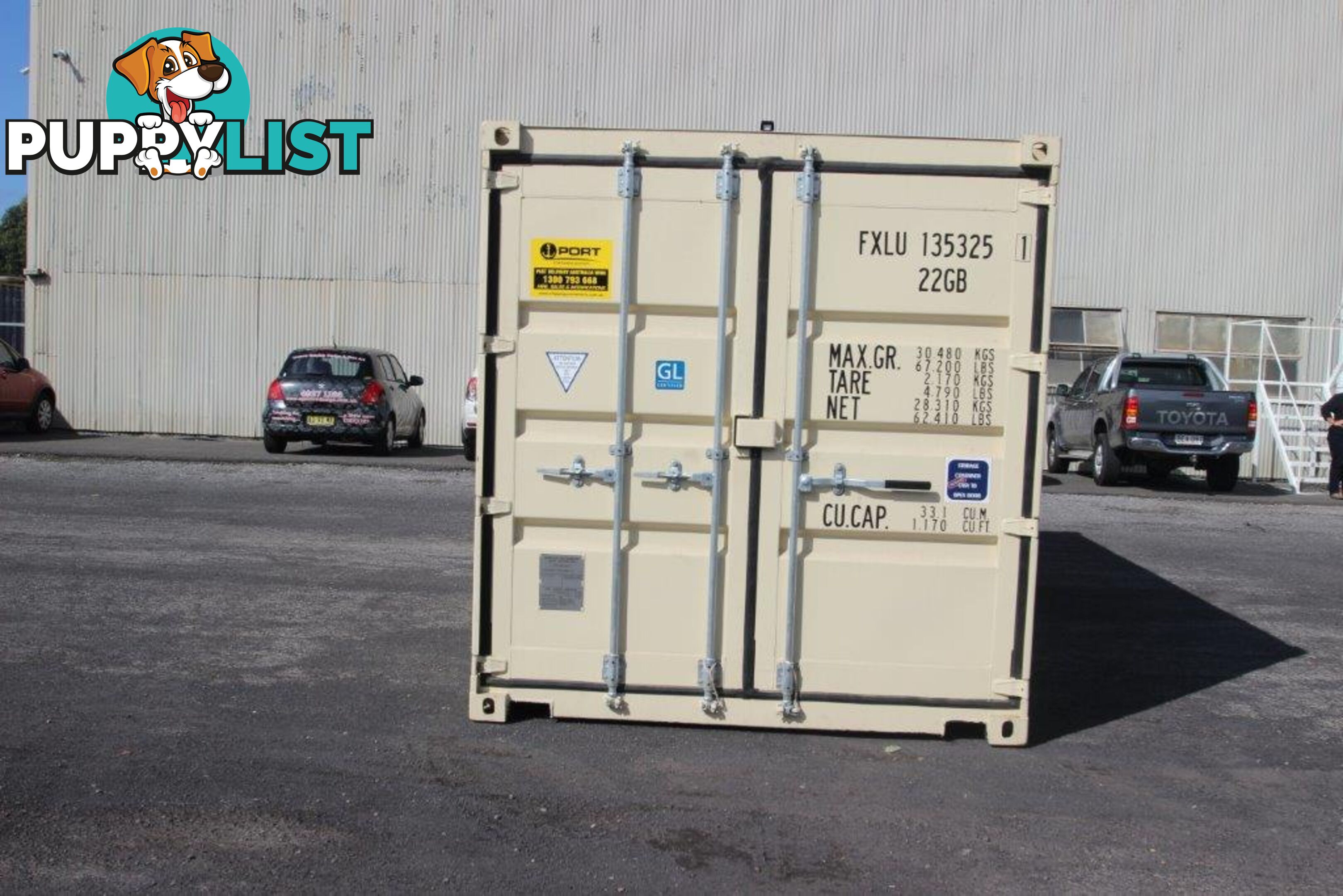 New 20ft Shipping Containers Orbost - From $6700 + GST
