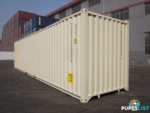 New 40ft High Cube Shipping Containers Dubbo - From $7150 + GST