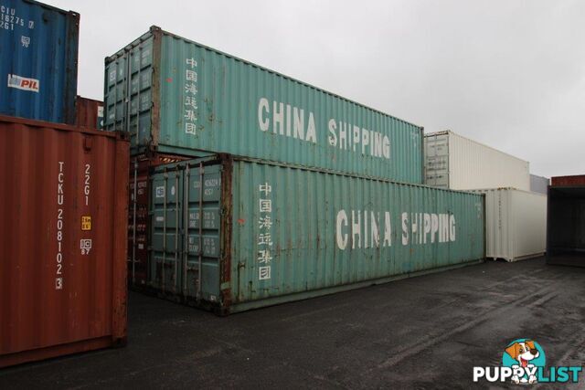 Used 40ft Shipping Containers  - From $3950 + GST