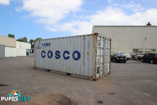 Used 20ft Shipping Containers Calwell - From $3650 + GST