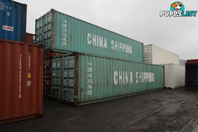 Used 40ft Shipping Containers Tuggerah - From $3990 + GST