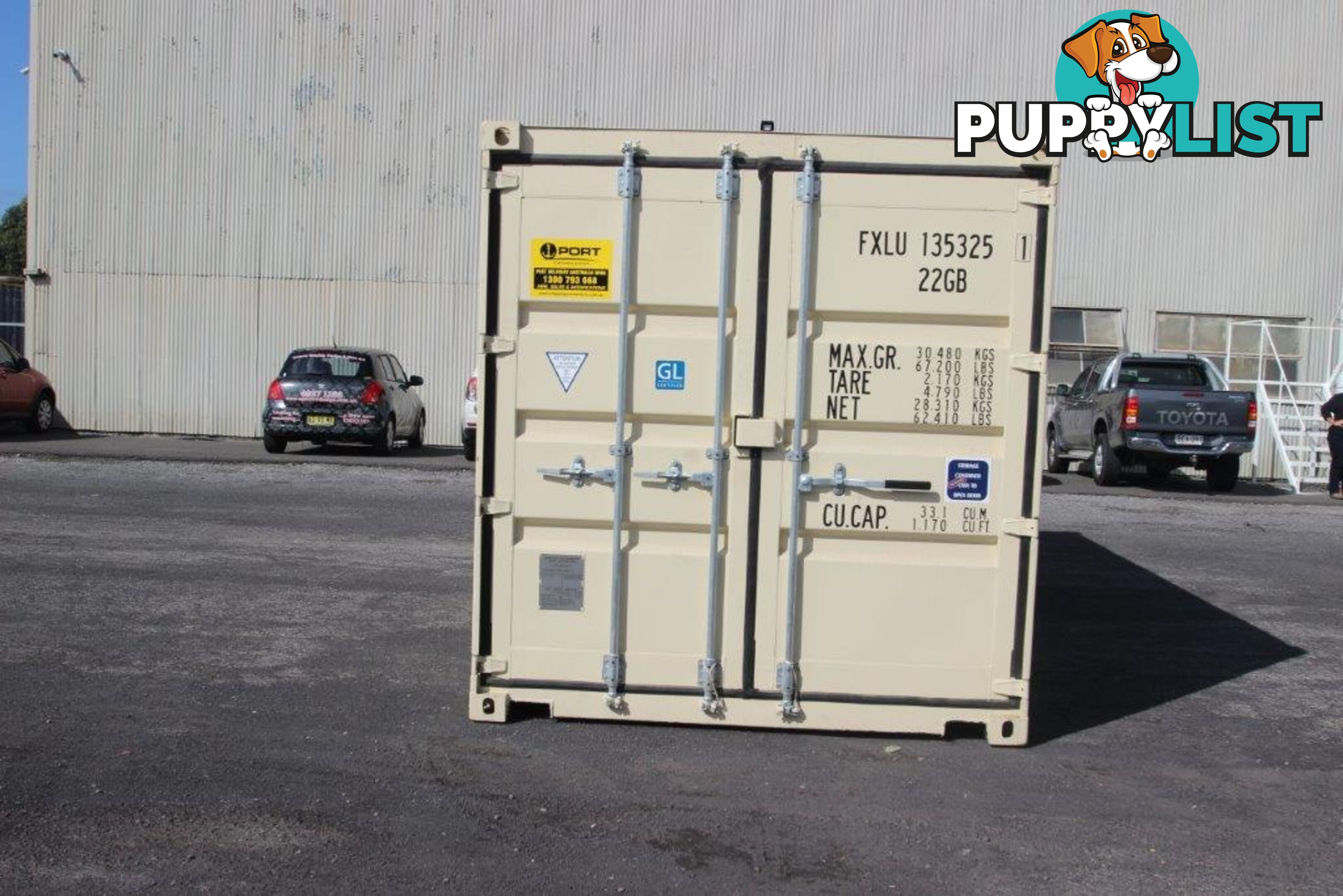 New 20ft Shipping Containers Dunedoo - From $6850 + GST