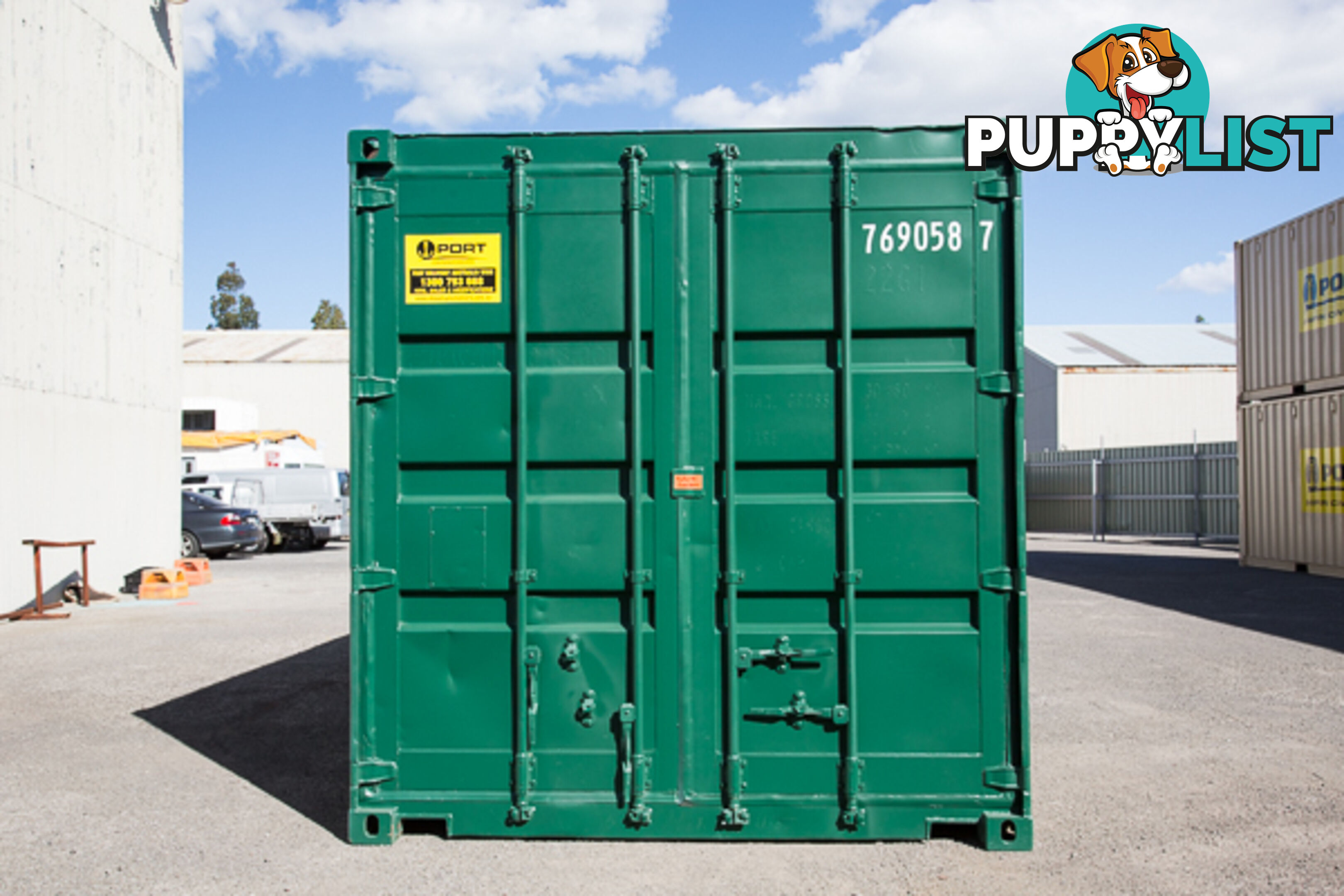 Refurbished Painted 20ft Shipping Containers Eden - From $3950 + GST