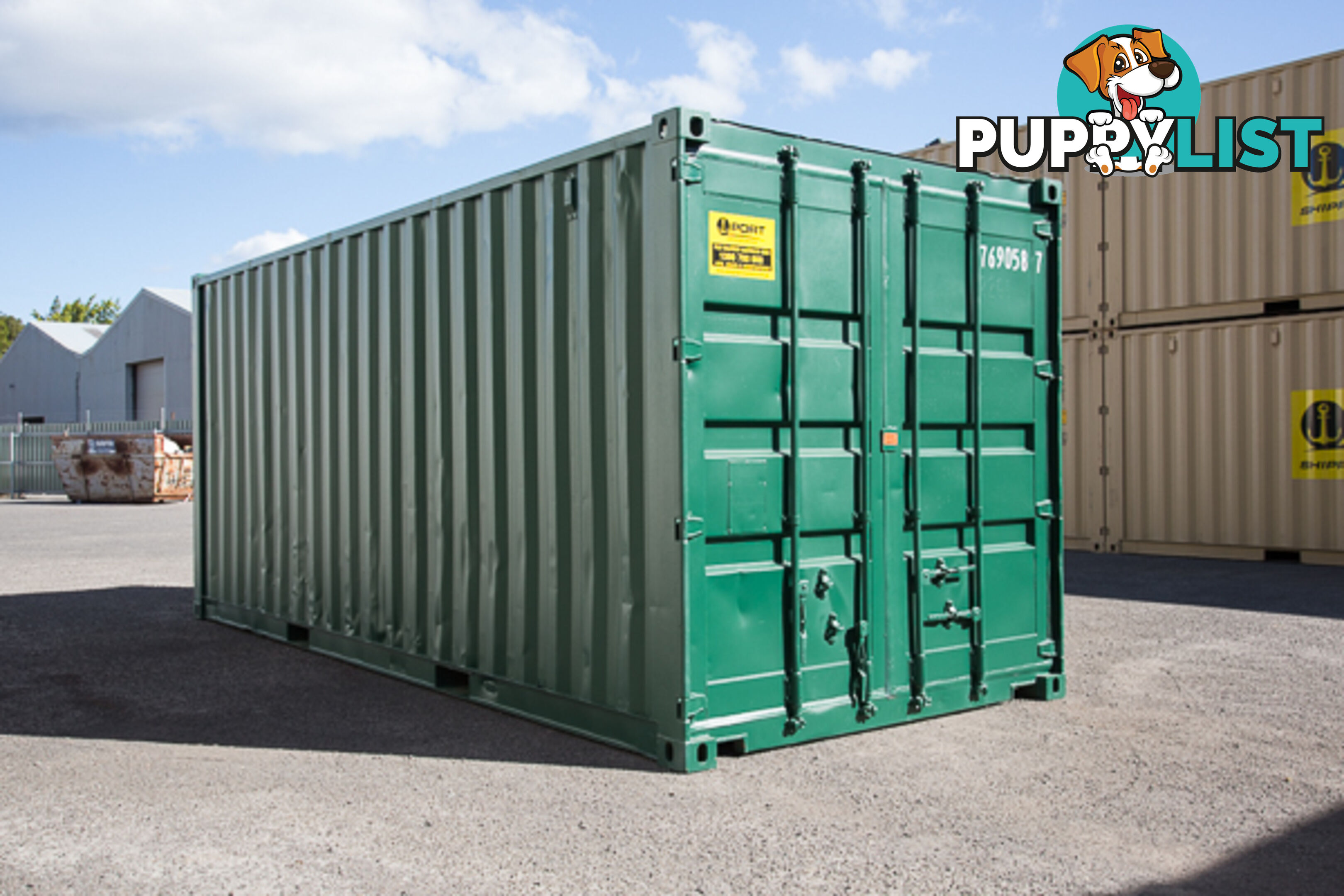 Refurbished Painted 20ft Shipping Containers Eden - From $3950 + GST