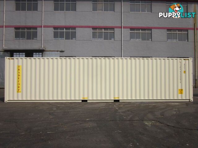 New 40ft High Cube Shipping Containers Hervey Bay - From $7900 + GST